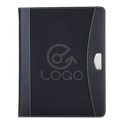 Conférencier A4 en cuir avec bloc-notes Tick