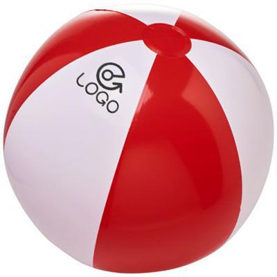 Ballon de plage gonflable bicolore en PVC publicitaire Boras