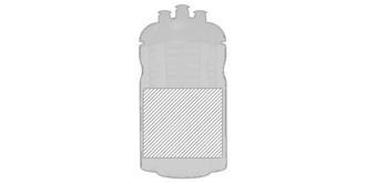 Bidon et infuser active 650ml Rider - Marquage autour