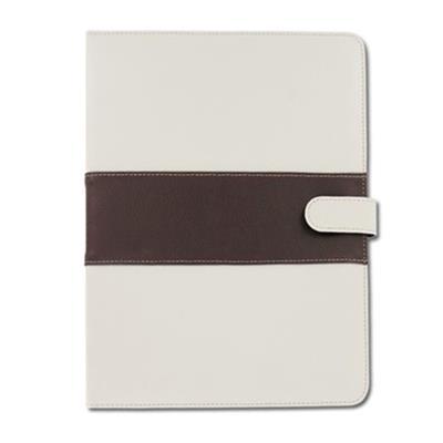 Conférencier A4 en PVC avec doublure Spraye Beige / Marron