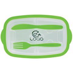 Boite à repas en polypropylène avec couverts Lazie