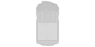 Bouteille sport infuseur Active bonna 650ml - Marquage autour