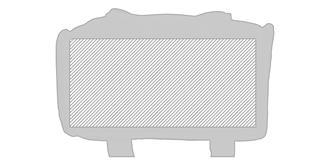 Sac isotherme rectangulaire en non tissé Fridrater - Impression Haut