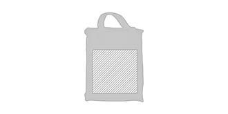 Sac isotherme rectangulaire en non tissé Fridrater - Marquage Recto