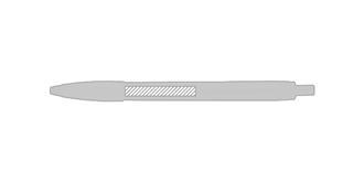 Stylo à bille en plastique ABS Panther - Marquage Recto