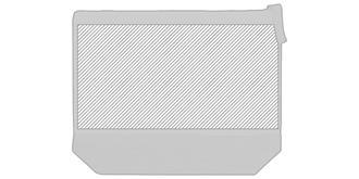 Trousse de toilette en jute bicolore Taysse - Marquage Recto