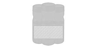 Bouteille Active Eco 650ml tizenhat - Marquage autour