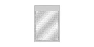 Porte-badge en PVC avec lanière Lorens - Marquage Recto