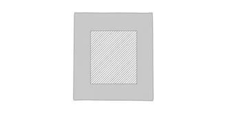 Quatre craies de couleurs avec étui en carton Shic - Marquage Recto