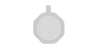 Tasse double paroi en verre borosilicate Foyze - impression sur couvercle