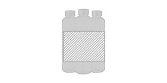 Bouteille en tritan 1000 ml bouchon en alu Korya - Marquage autour