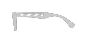 Lunettes de soleil en bambou avec boite Wanakas - Impression Droite