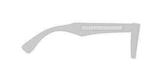 Lunettes de soleil en bambou avec boite Wanakas - Impression Gauche