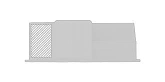 Chargeur sans fil en bambou naturel Groove - Impression Haut