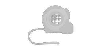 Mètre en plastique ABS de 5m Mespra - Marquage Recto