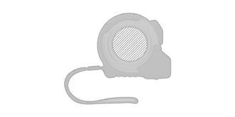 Mètre en plastique ABS de 5m Mespra - Marquage tranche avant