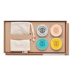 OBG PUB - Coffret voyage vegan unisexe en bois Eleyga