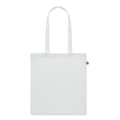 Sac shopping en coton recyclé coloré Zocolora Blanc