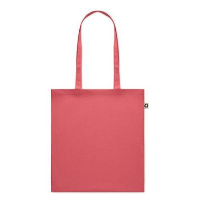 Sac shopping en coton recyclé coloré Zocolora Rouge