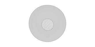 Gobelet isotherme en plastique PP 300 ml Novra - impression sur couvercle