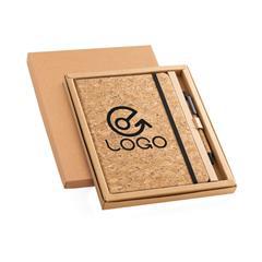 OBG PUB - Carnet A5 en liège avec stylo à bille Pahu