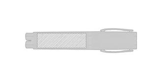 Stylo à encre gel en bambou avec capuchon Cyaro - Marquage autour