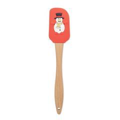 Spatule de noël en silicone manche en bois Swera