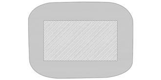 Boîte à lunch en plastique PP avec couvercle Hayne - impression sur couvercle