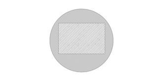 Sous-verre en bambou forme arrondi Bayne - Marquage Verso