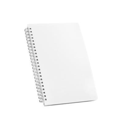 OBG.PUB - Carnet A5 avec couverture en plastique PP Gashin Blanc Carnet A5 avec couverture en plastique PP Gashin Blanc