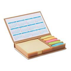 OBG PUB - Set de bureau en papier avec calendrier Memory