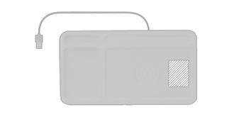 Chargeur sans fil en bambou avec câble Clary - Impression Droite