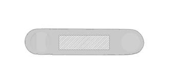 Décapsuleur bimatière bout arrondi Canopus - Marquage Recto