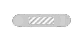 Décapsuleur bimatière bout arrondi Canopus - Marquage Verso