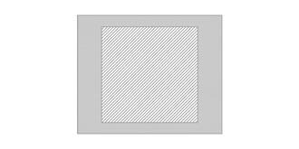 Pot en bois carré avec graine Menthe Mentore - Marquage Verso