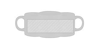 Mug en céramique de 200ml avec revêtement Gandi - Marquage autour