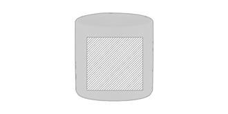 Mug en céramique de 200ml avec revêtement Gandi - Marquage Recto