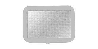 Housse pour ordinateur 15" en PET Depara - Marquage Recto