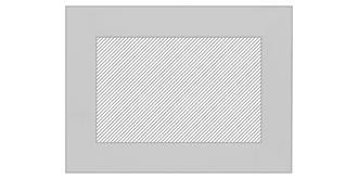 Cadre photo élégant en bambou Gazoy - Impression à l'intérieur