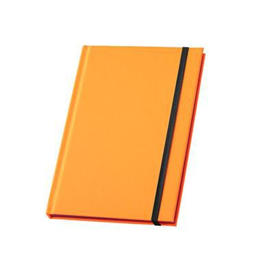 Carnet A5 avec couverture rigide en PU Pelangi Orange