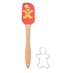 Set de spatule silicone avec manche en bois Seary