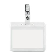 OBG PUB - Porte badge en PVC avec clip Hadler