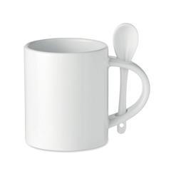 OBG.PUB - Tasse en céramique 300 ml avec cuillère Soluera Tasse en céramique 300 ml avec cuillère Soluera