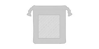 Lot de 6 sous-verres en bambou avec pochette Bayao - Marquage Verso