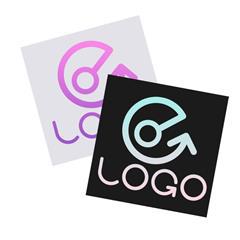 OBG PUB - Autocollant stickers forme carré Roka