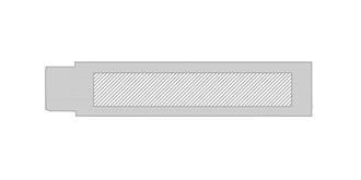 Règle pliable pratique en fibre de verre Mater - Marquage Verso