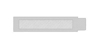 Règle pliable 2m en fibre de verre Wondas - Marquage Recto