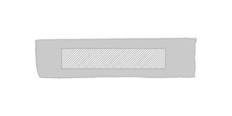 Sac shopping en coton avec anses longues Minire - Impression Droite