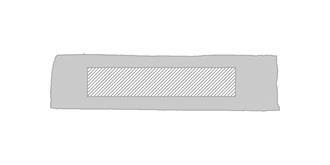 Sac shopping en coton avec anses longues Minire - Impression Gauche