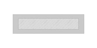 Sablier en verre borosilicate de 5 minutes Dezya - Impression Bas